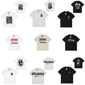 Stussy Dopamine round neck loose short sleeve T-shirt-2009