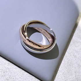 Cartier three-ring three-color ring-3785